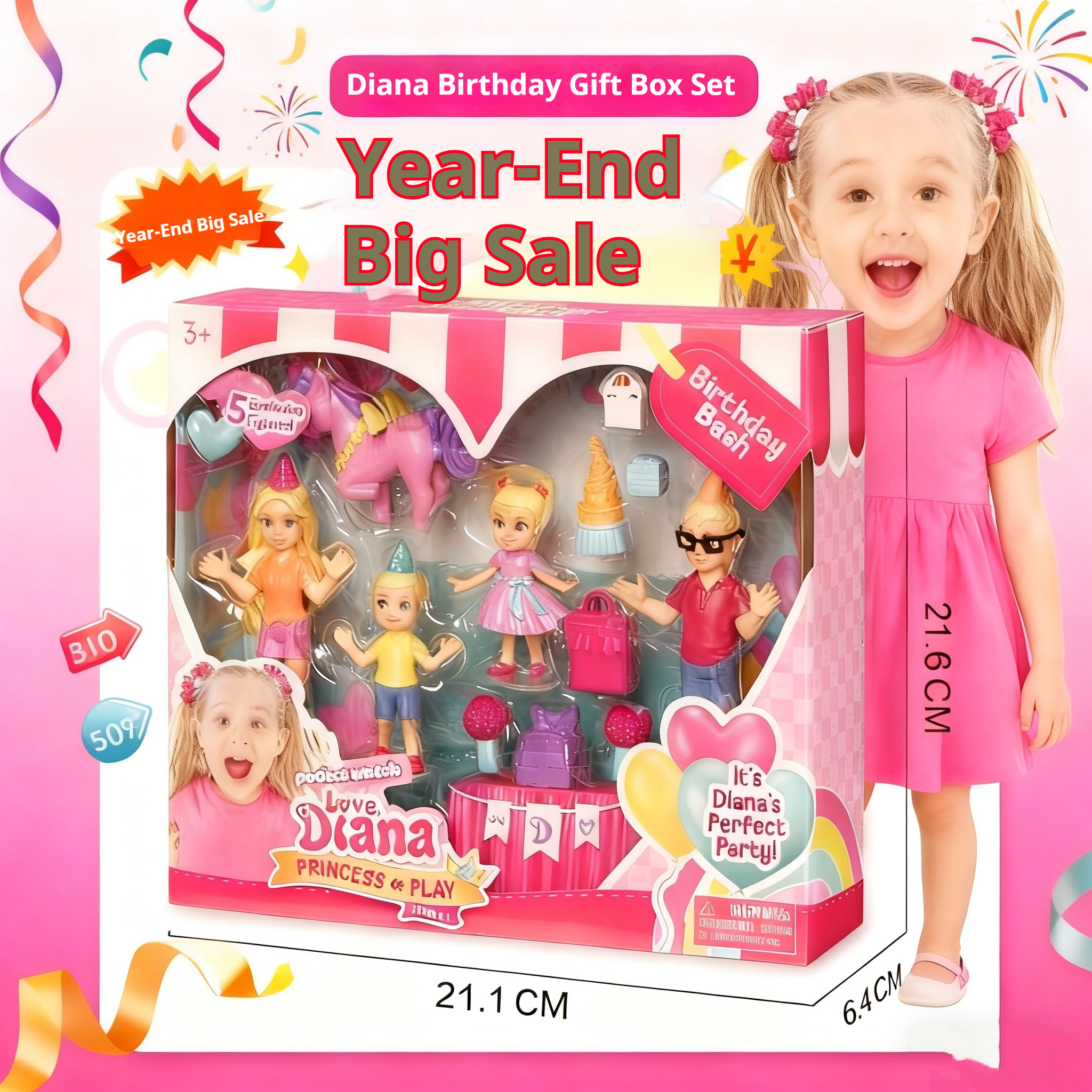 Baby Products Packaging - Instock Diana Princess Dream Girl Doll