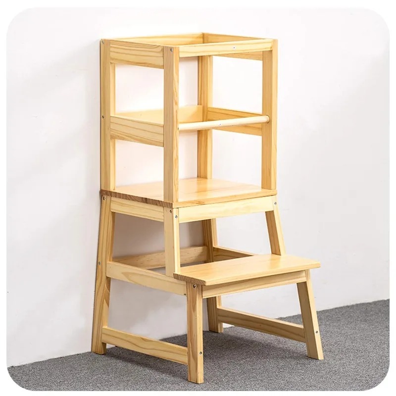 Toddler Learning Tower - Kitchen Step Stool w/ Non-Slip Mat,Toddler