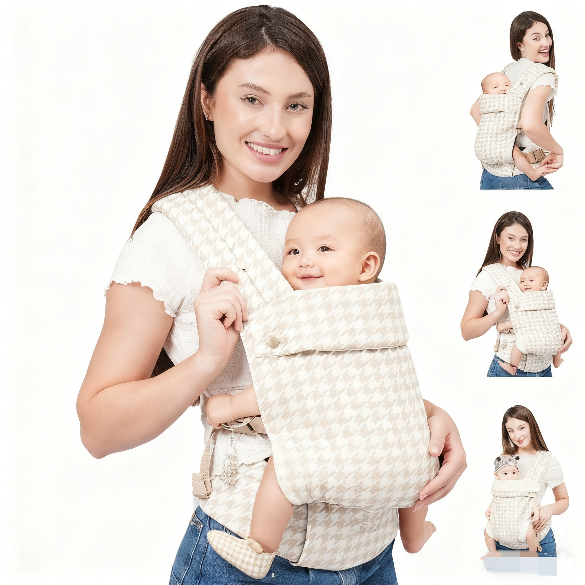 Ergonomic Baby Carrier - Baby Carrier Newborn to Toddler, Ergonomic,