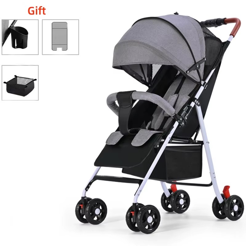 Ergonomic Baby Carrier - Lightweight Baby Stroller Foldable Reclining Seat