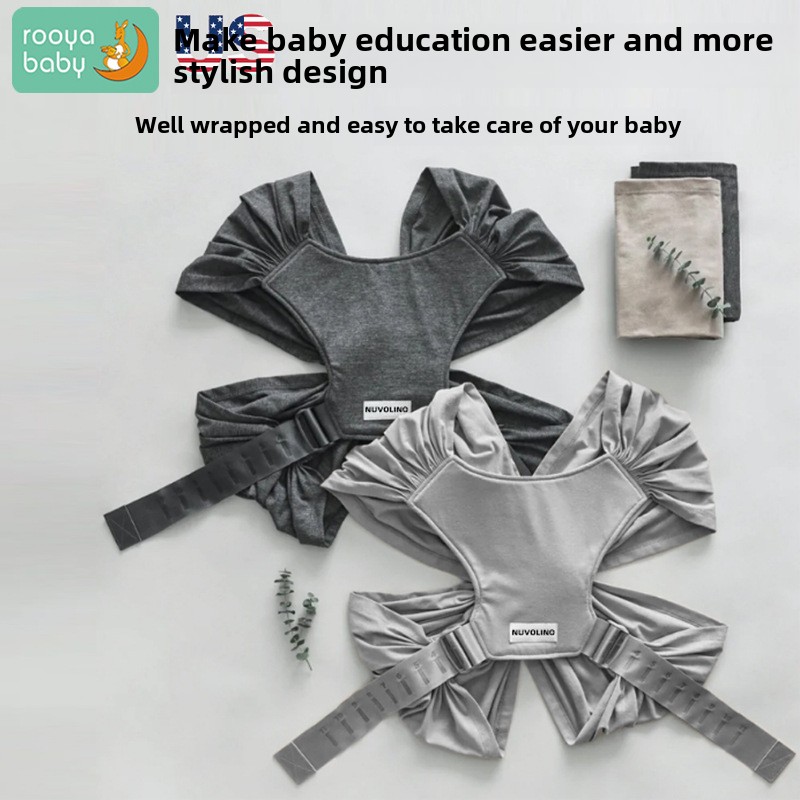 Ergonomic Baby Carrier - Adjustable X-Shape Soft Ergonomic Baby Wrap