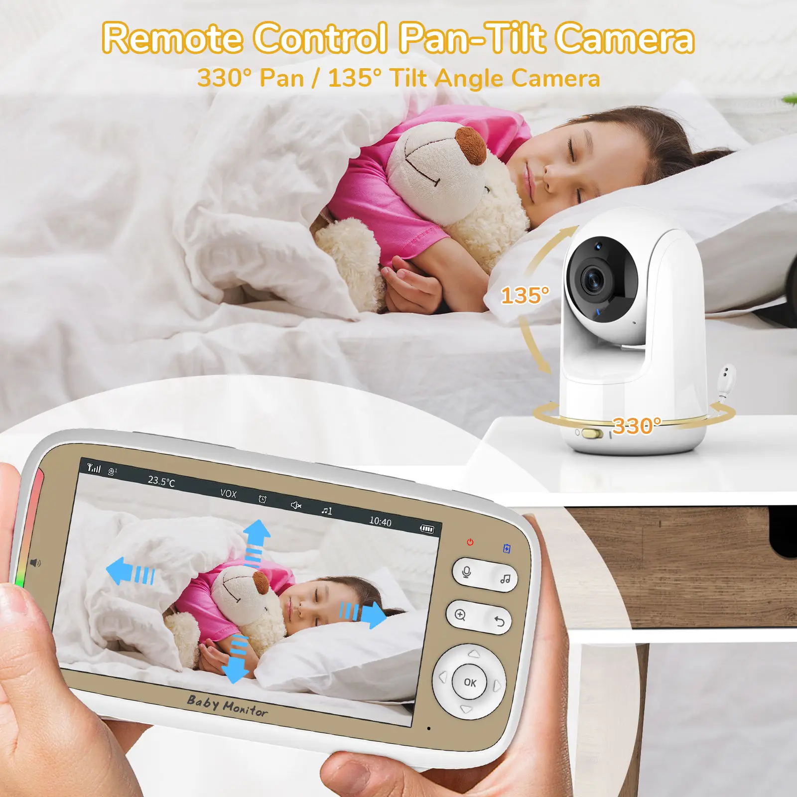 VB803 PRO Baby Monitor with 2p - Baby Monitor Sensor recensie en prijs