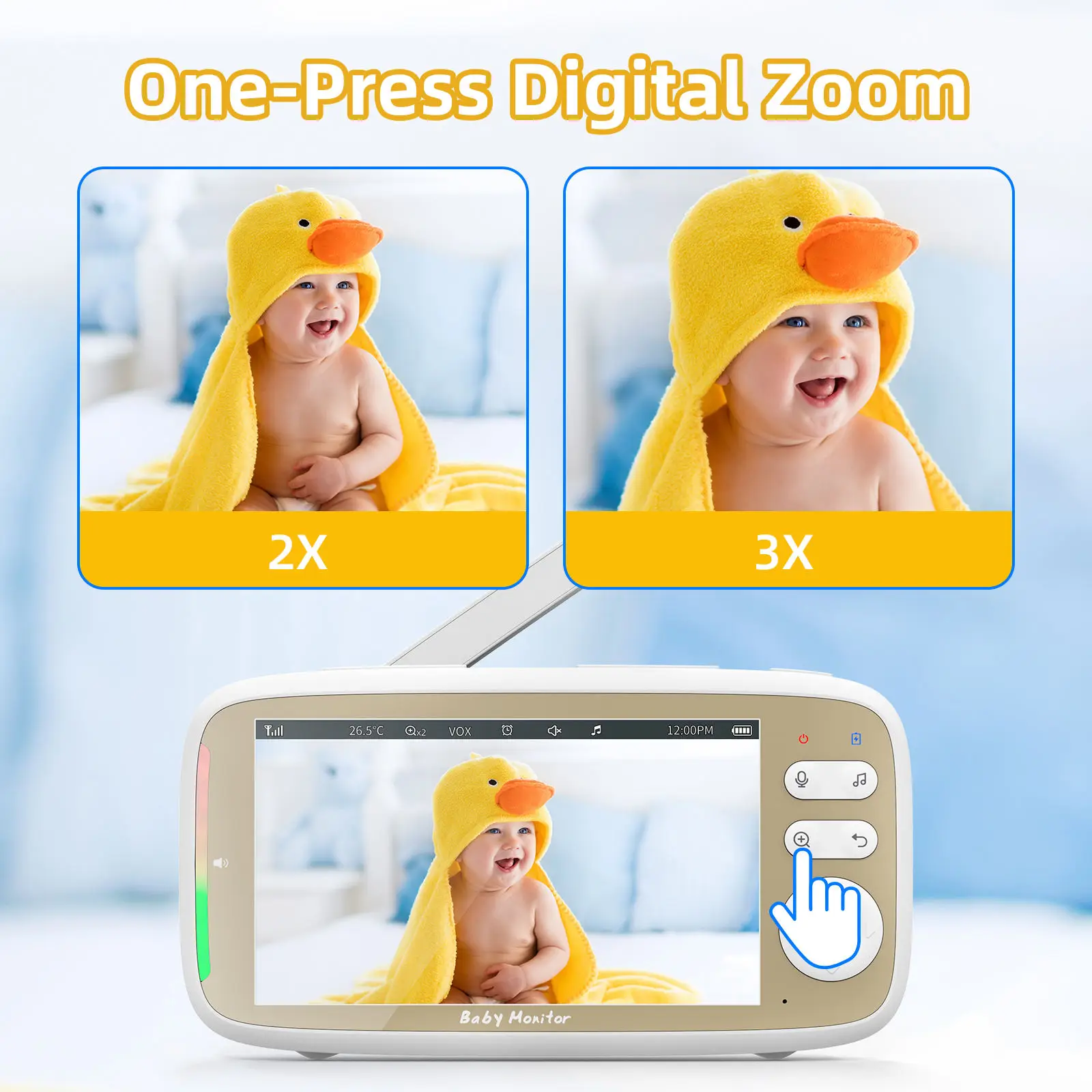 VB803 PRO Baby Monitor with 2p - Baby Monitor Sensor recensie en prijs