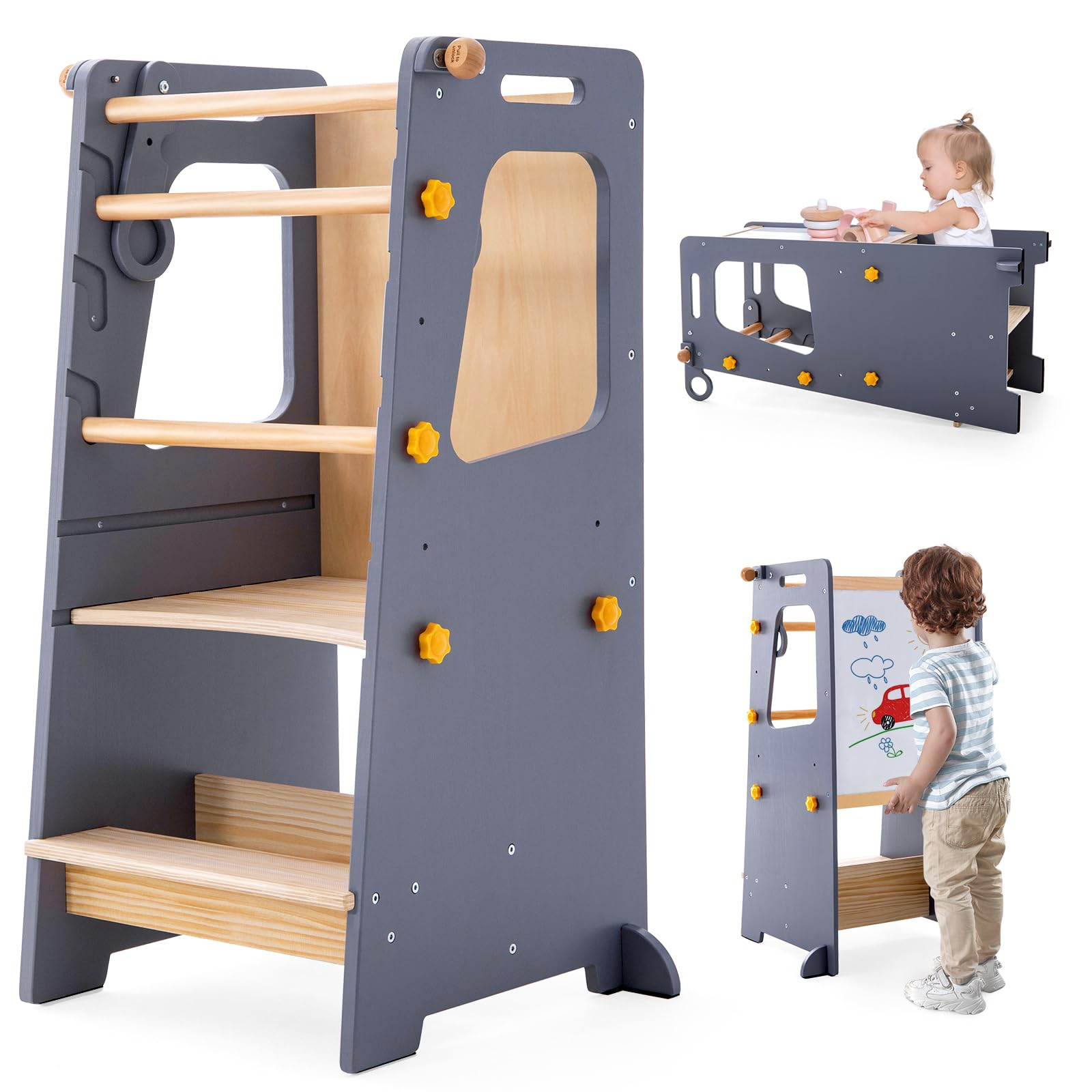 4 in 1 Toddler Kitchen Tower M - Toddler Learning Tower recensie en prijs