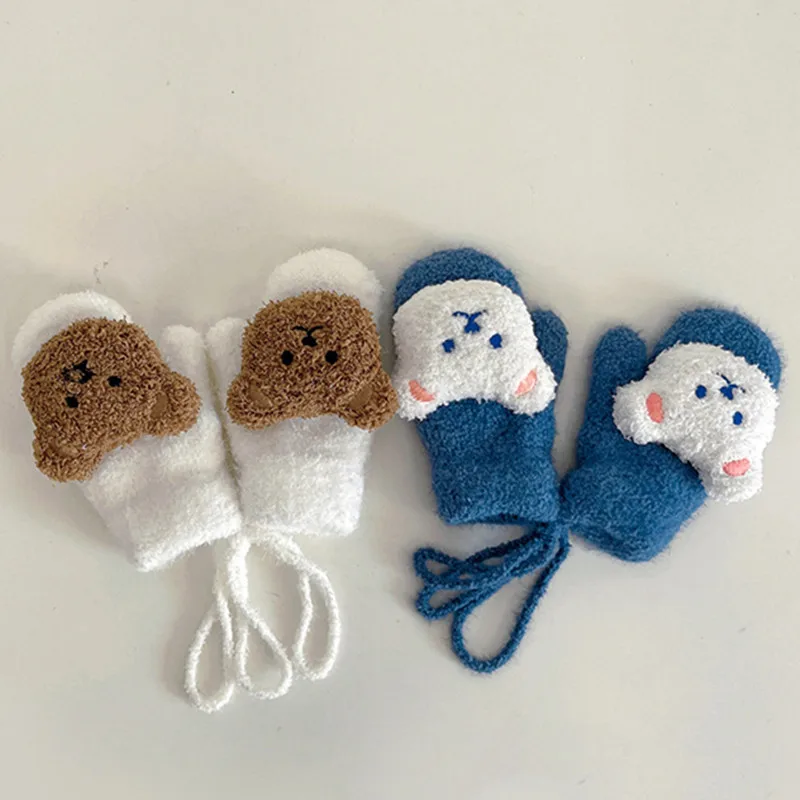 1-4Y Cartoon Bear Baby Mittens - Teething Mitten Baby recensie en prijs