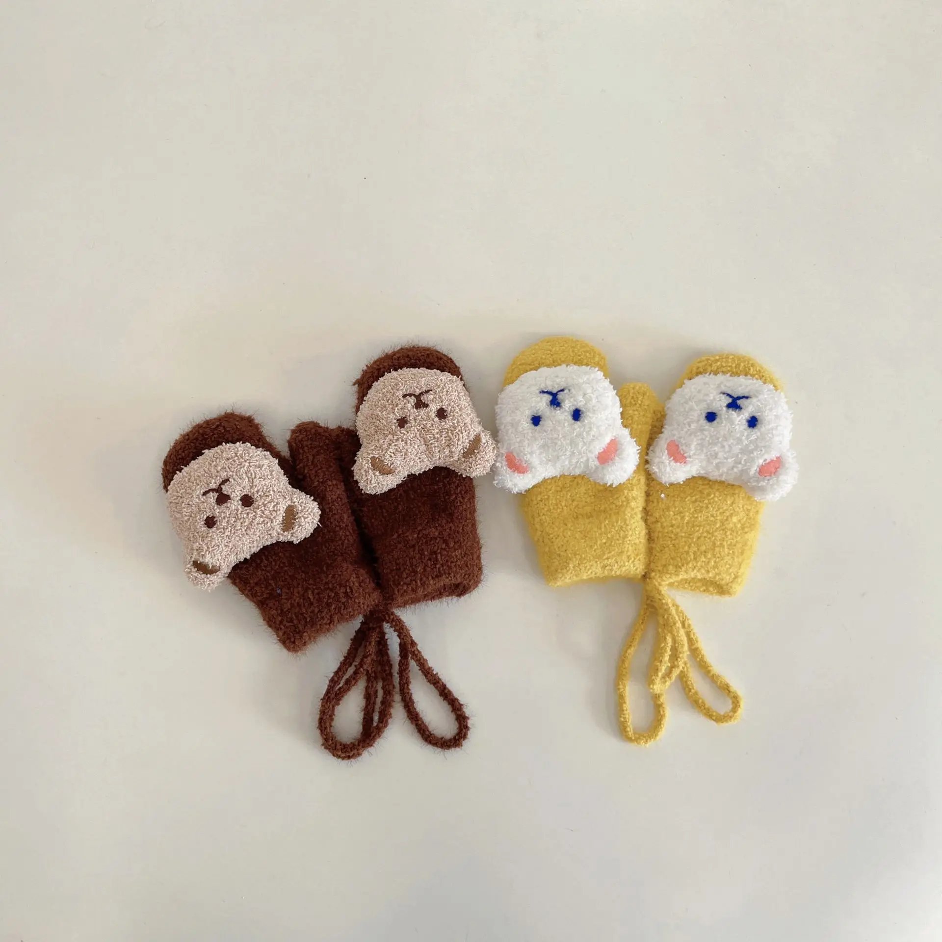 1-4Y Cartoon Bear Baby Mittens - Teething Mitten Baby recensie en prijs