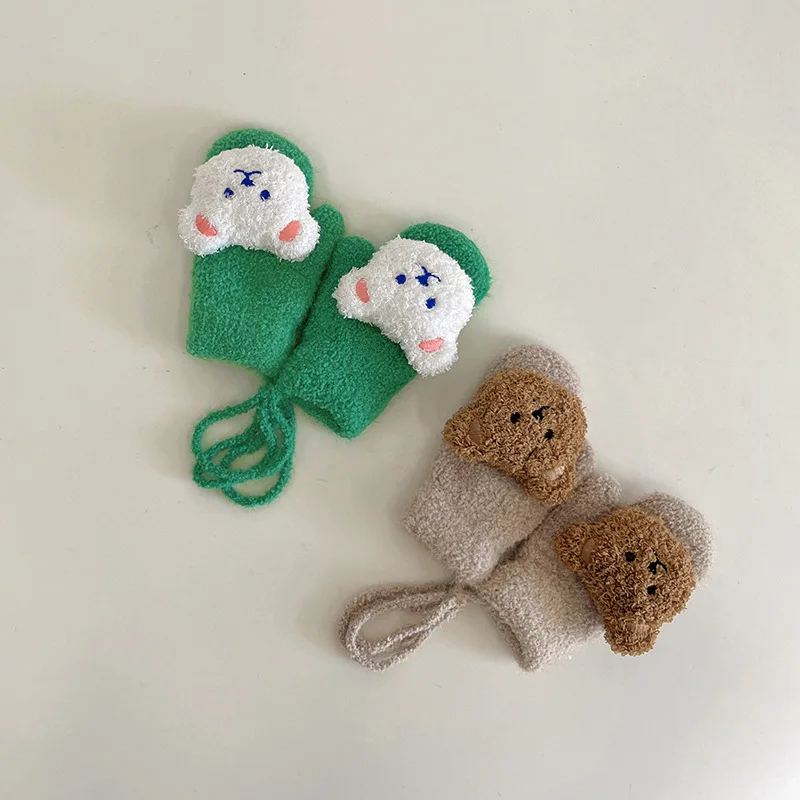 1-4Y Cartoon Bear Baby Mittens - Teething Mitten Baby recensie en prijs