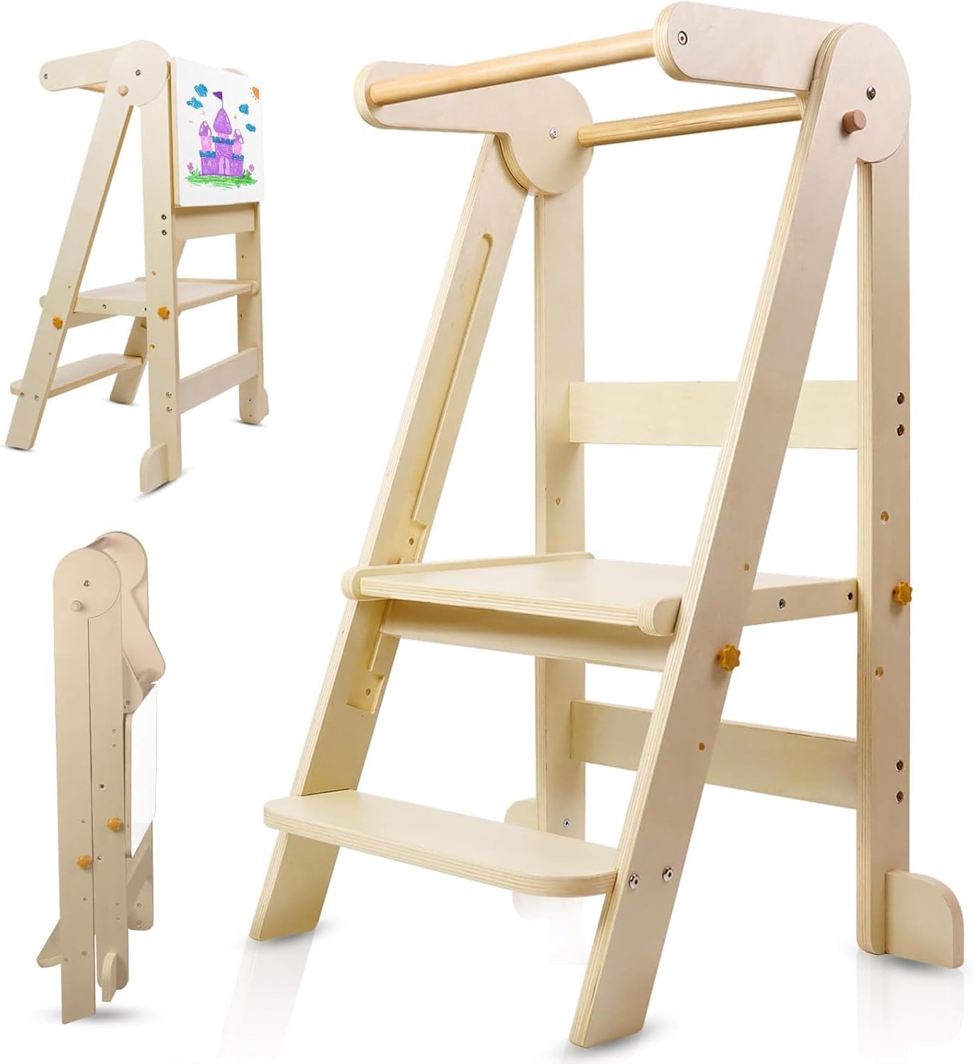 Foldable Toddler Kitchen Tower - Toddler Learning Tower recensie en prijs