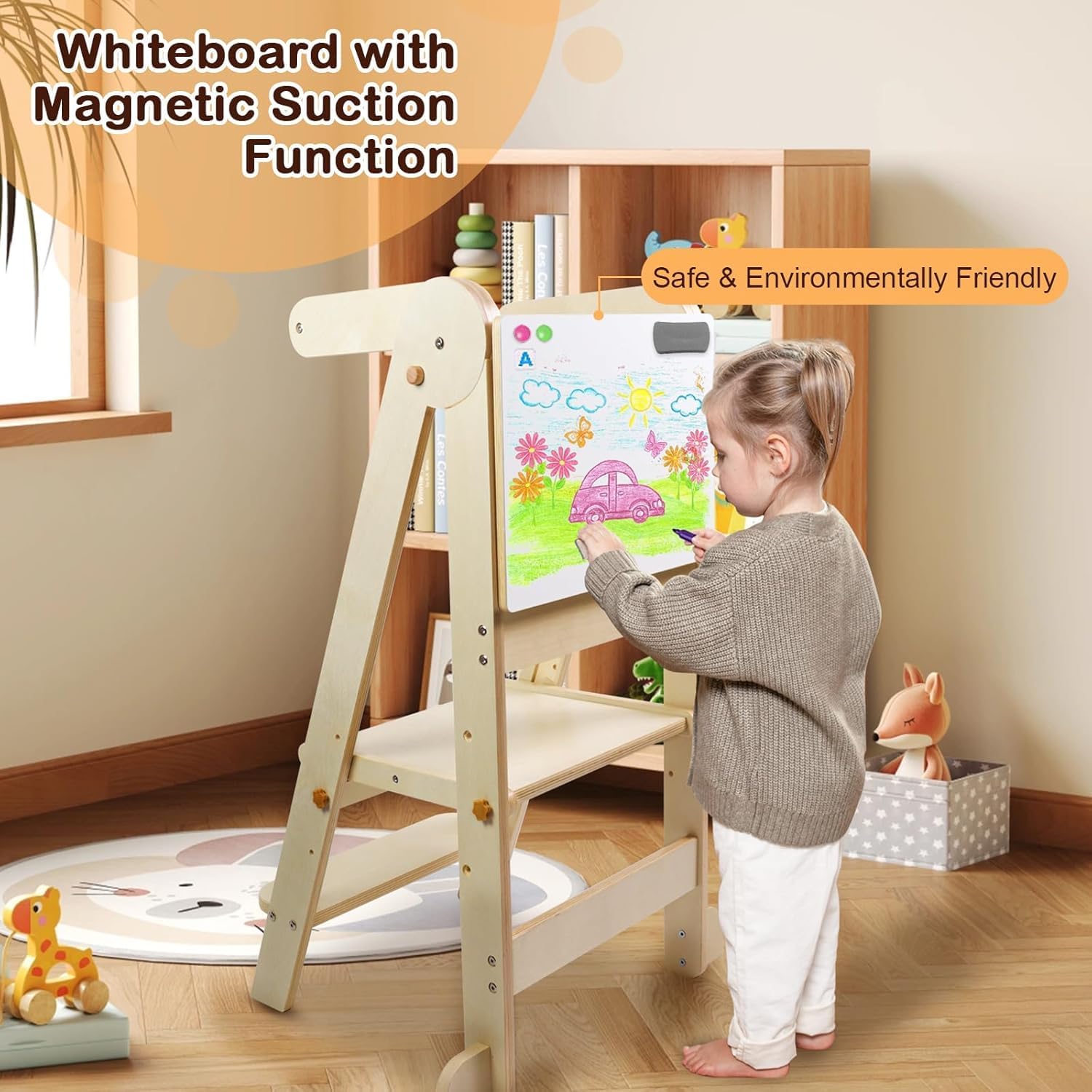 Foldable Toddler Kitchen Tower - Toddler Learning Tower recensie en prijs