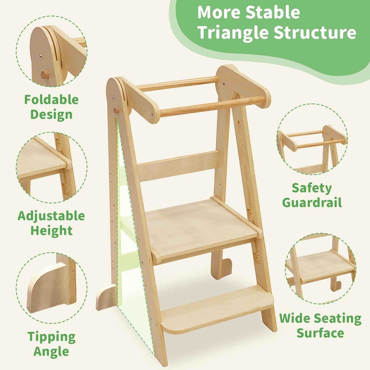 Foldable Toddler Kitchen Tower - Toddler Learning Tower recensie en prijs