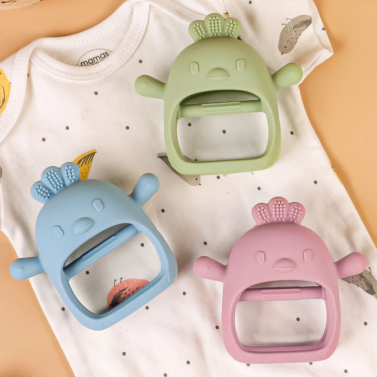 1PC Baby Teether Gloves Kids T - Teething Mitten Baby recensie en prijs