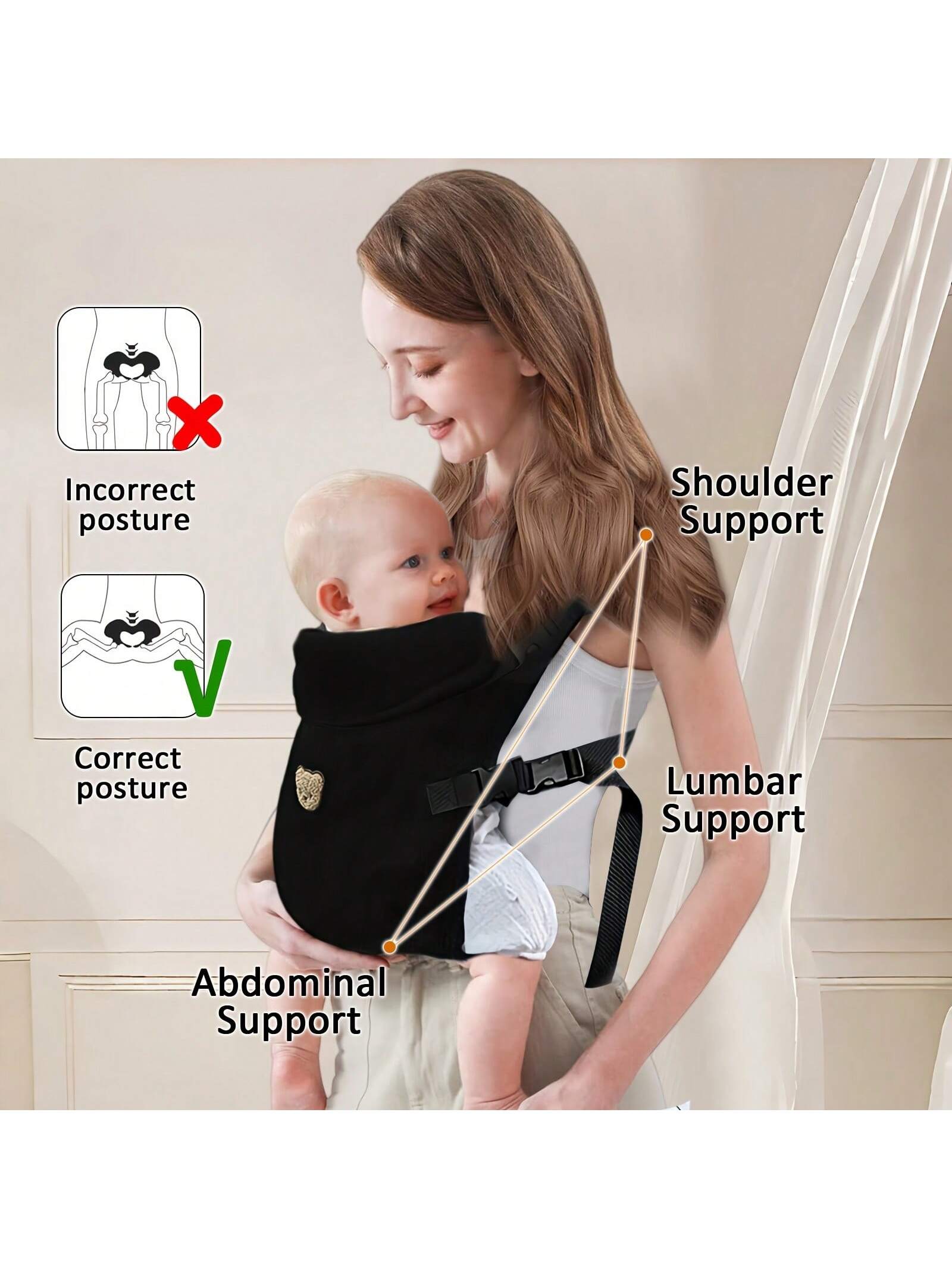 1-Piece Ergonomic Multifunctio - Ergonomic Baby Carrier recensie en prijs