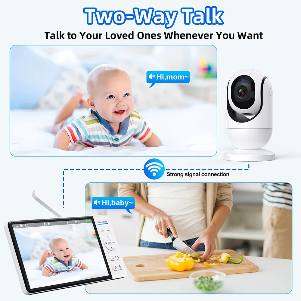 7.0'' Video Baby Monitor 720P  - Baby Monitor Sensor recensie en prijs