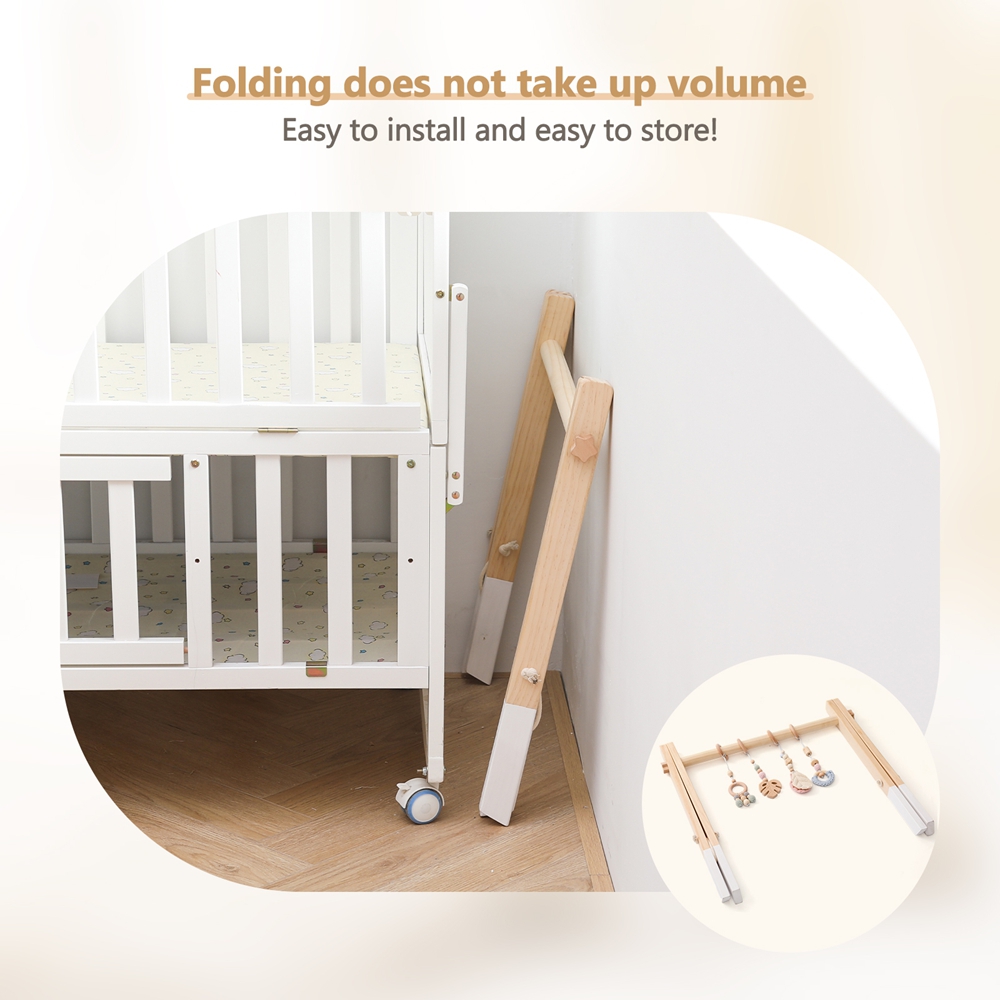 Wooden Rattle Toys Play Gym Mo - Baby Rattle Toy Set recensie en prijs