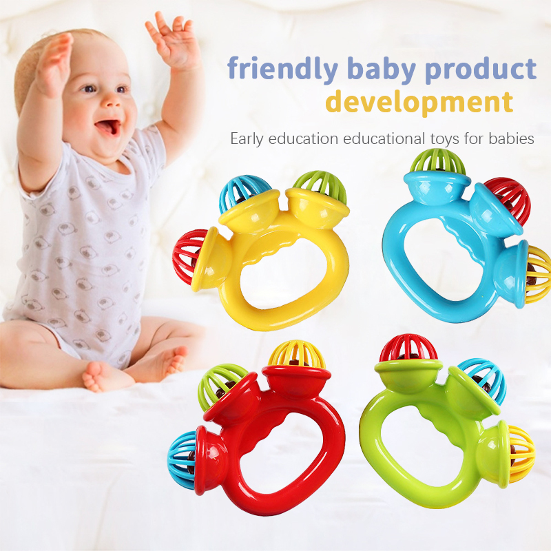 1-4PCS Baby Hand Rattle Ball T - Baby Rattle Toy Set recensie en prijs