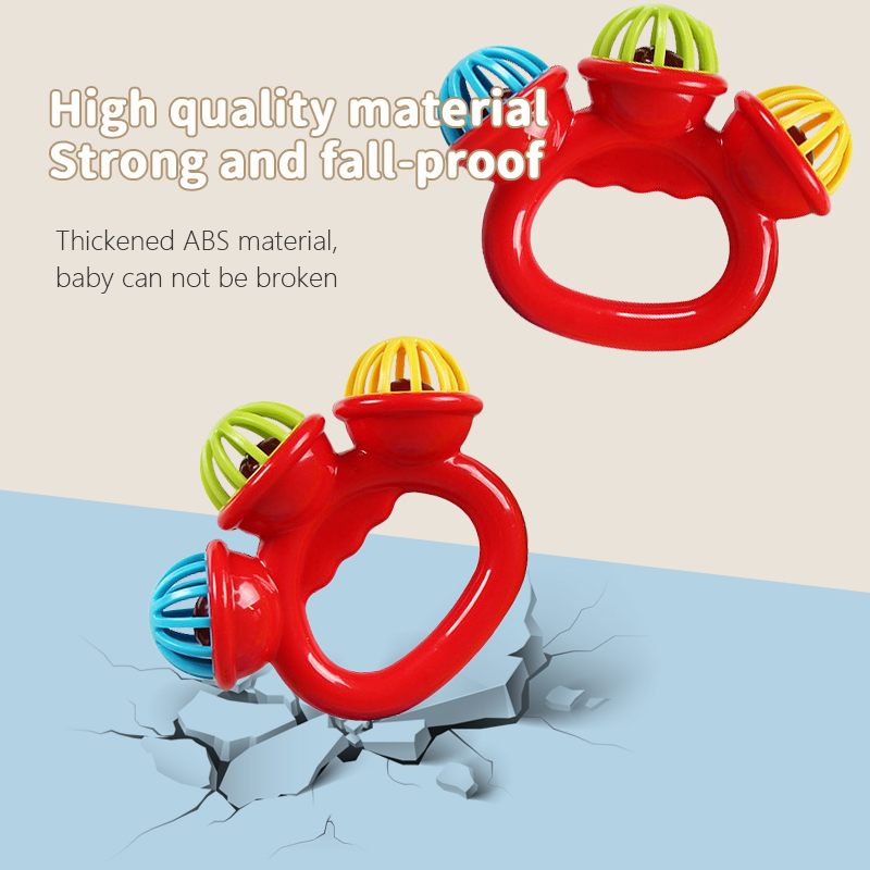1-4PCS Baby Hand Rattle Ball T - Baby Rattle Toy Set recensie en prijs