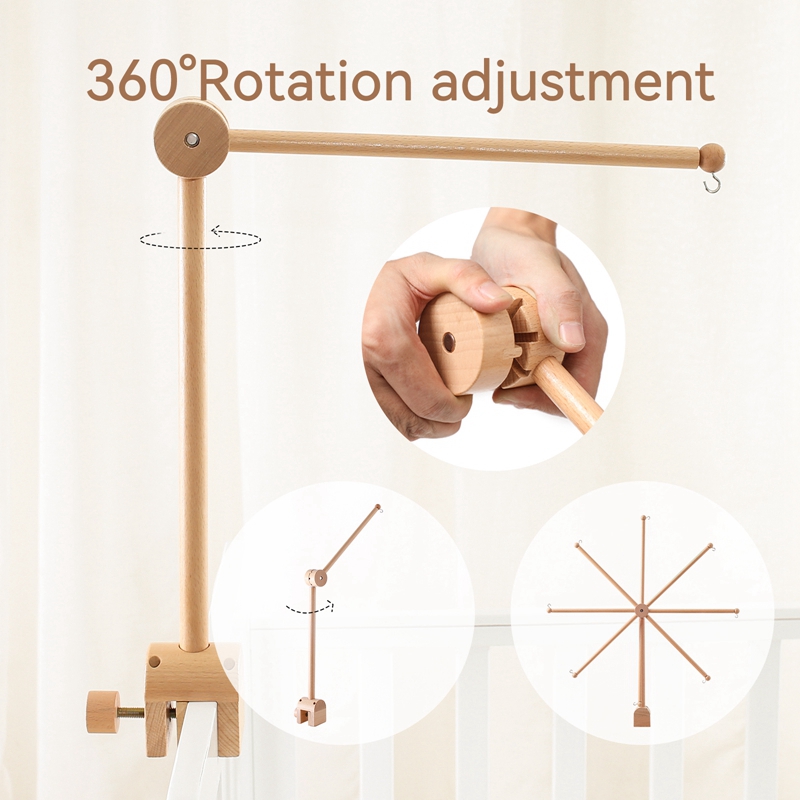 Baby Wooden Bed Bell Bracket M - Baby Rattle Toy Set recensie en prijs