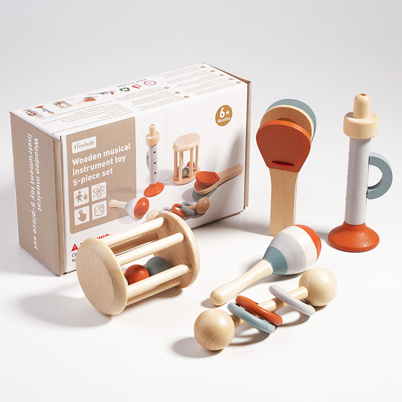 5Pcs Baby Musical Instruments  - Baby Rattle Toy Set recensie en prijs