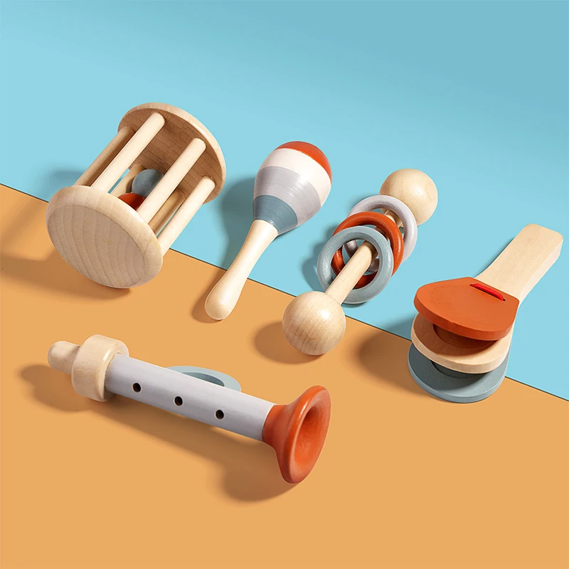 5Pcs Baby Musical Instruments  - Baby Rattle Toy Set recensie en prijs