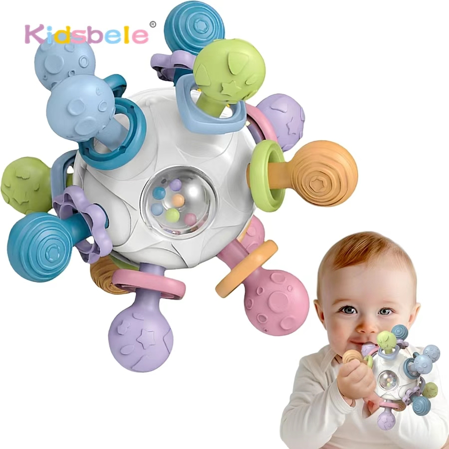 Newborn Infant Shake Grab Spin - Baby Rattle Toy Set recensie en prijs