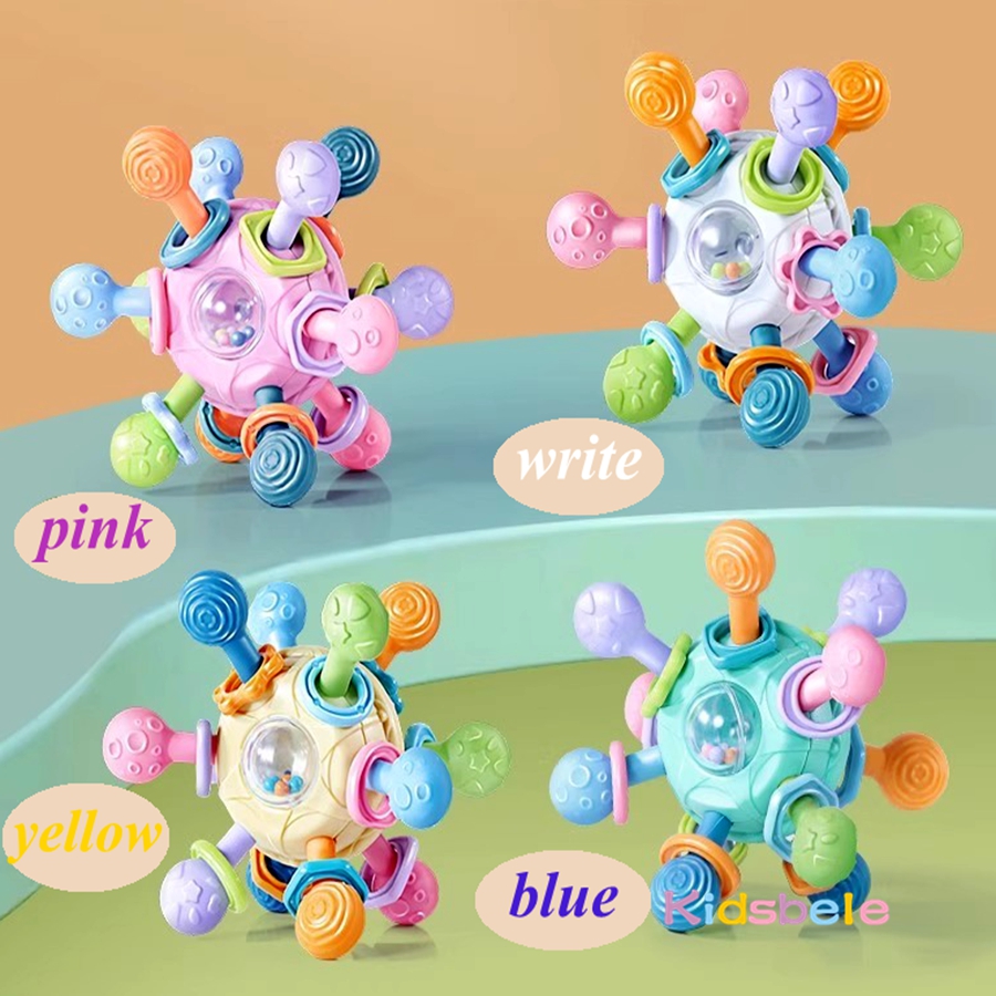 Newborn Infant Shake Grab Spin - Baby Rattle Toy Set recensie en prijs