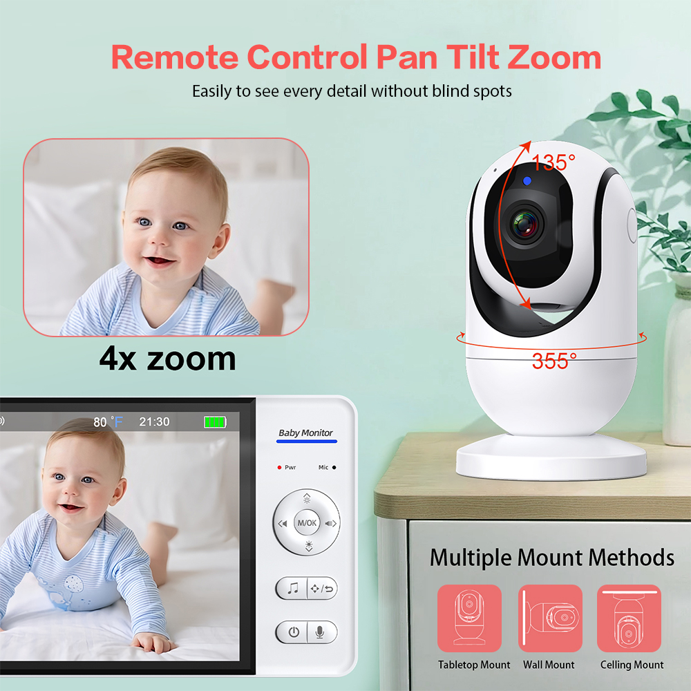 Video Baby Monitor 7'' 1080P H - Baby Monitor Sensor recensie en prijs