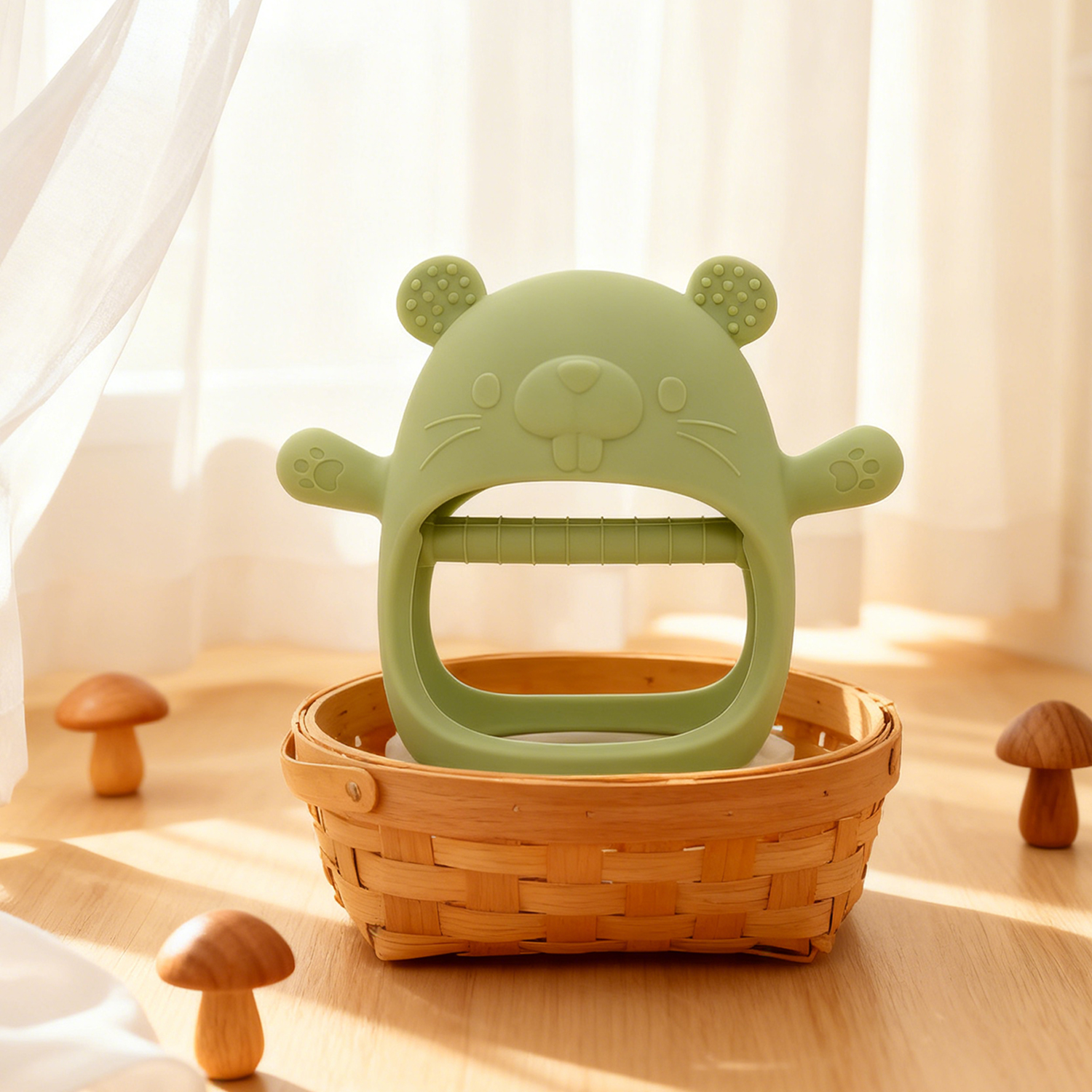 Baby Teething Toy Silicone Tee - Teething Mitten Baby recensie en prijs