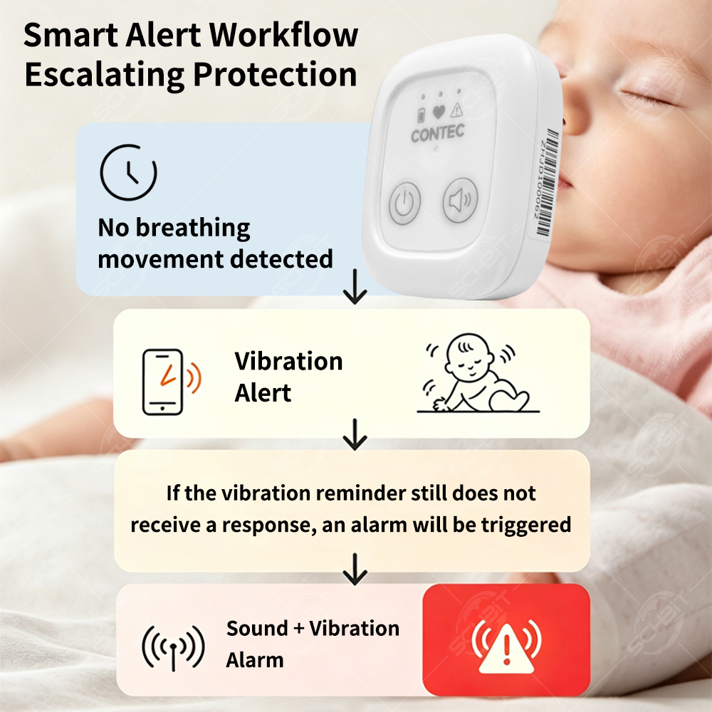 Baby Breathing Monitor with Vi - Baby Monitor Sensor recensie en prijs