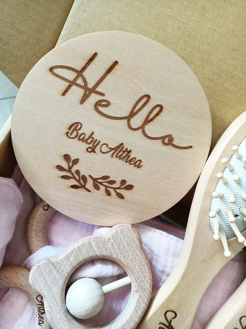 8 Pieces Of Personalized Name  - Baby Rattle Toy Set recensie en prijs