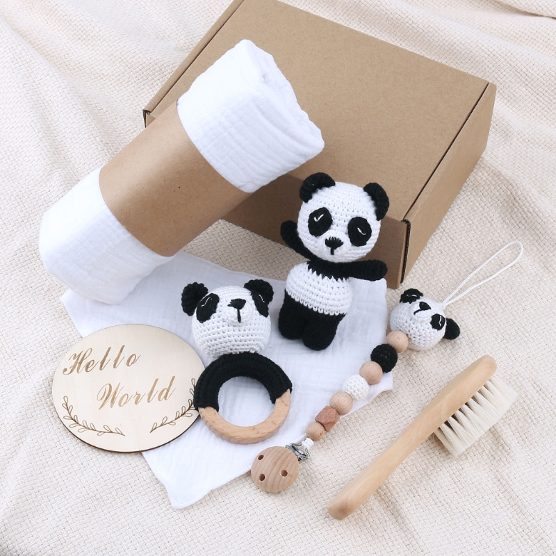 1 Set Baby Stuffed Animal Doll - Baby Rattle Toy Set recensie en prijs
