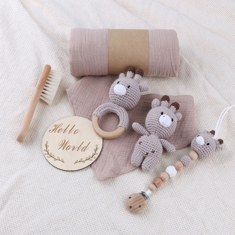 1 Set Baby Stuffed Animal Doll - Baby Rattle Toy Set recensie en prijs