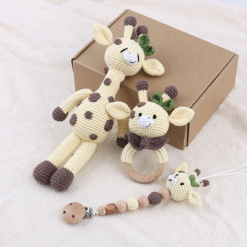 1 Set Baby Stuffed Animal Doll - Baby Rattle Toy Set recensie en prijs