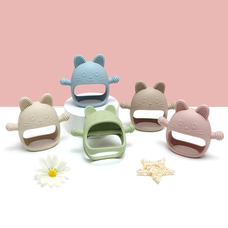 1PC Baby Silicone Teethers Glo - Baby Rattle Toy Set recensie en prijs