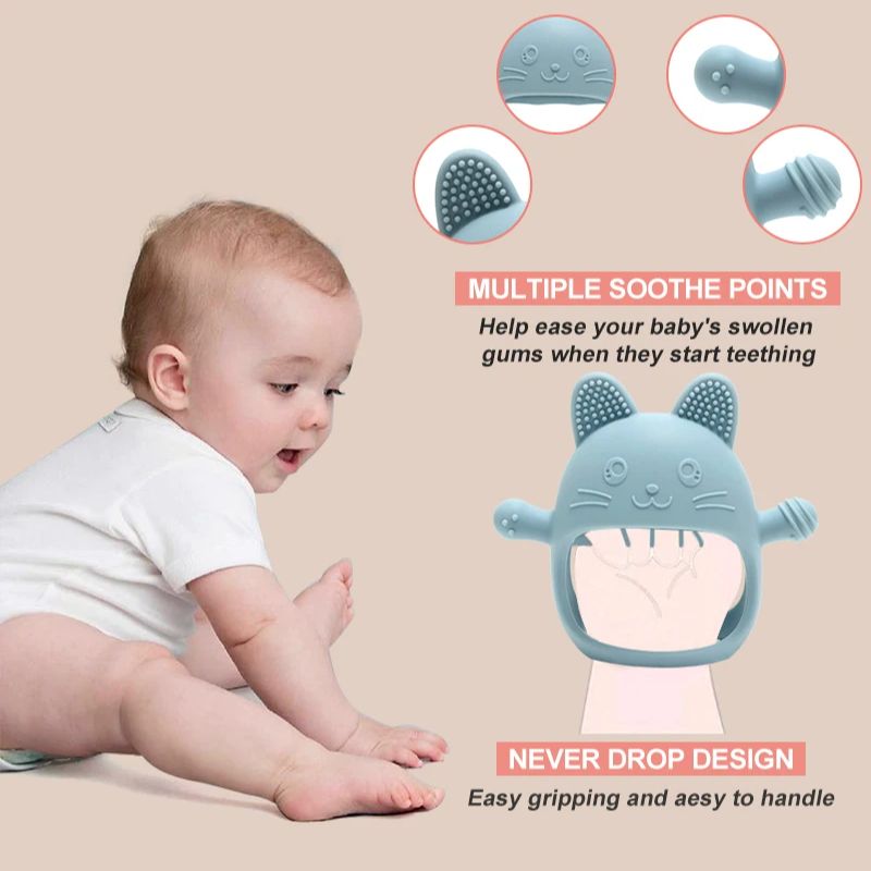 1PC Baby Silicone Teethers Glo - Baby Rattle Toy Set recensie en prijs