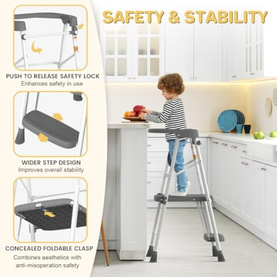 2 Steps Step Stool Toddler Tow - Toddler Learning Tower recensie en prijs