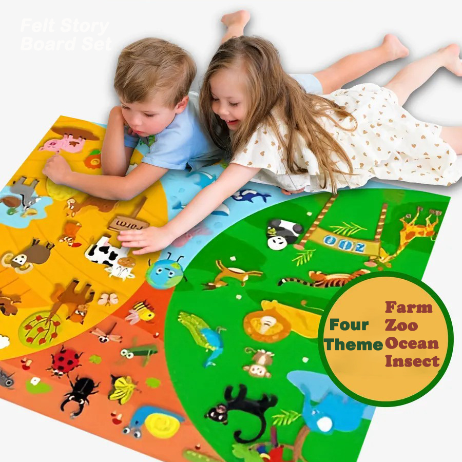 Farm Animals Felt Story Busy B - Toddler Learning Tower recensie en prijs