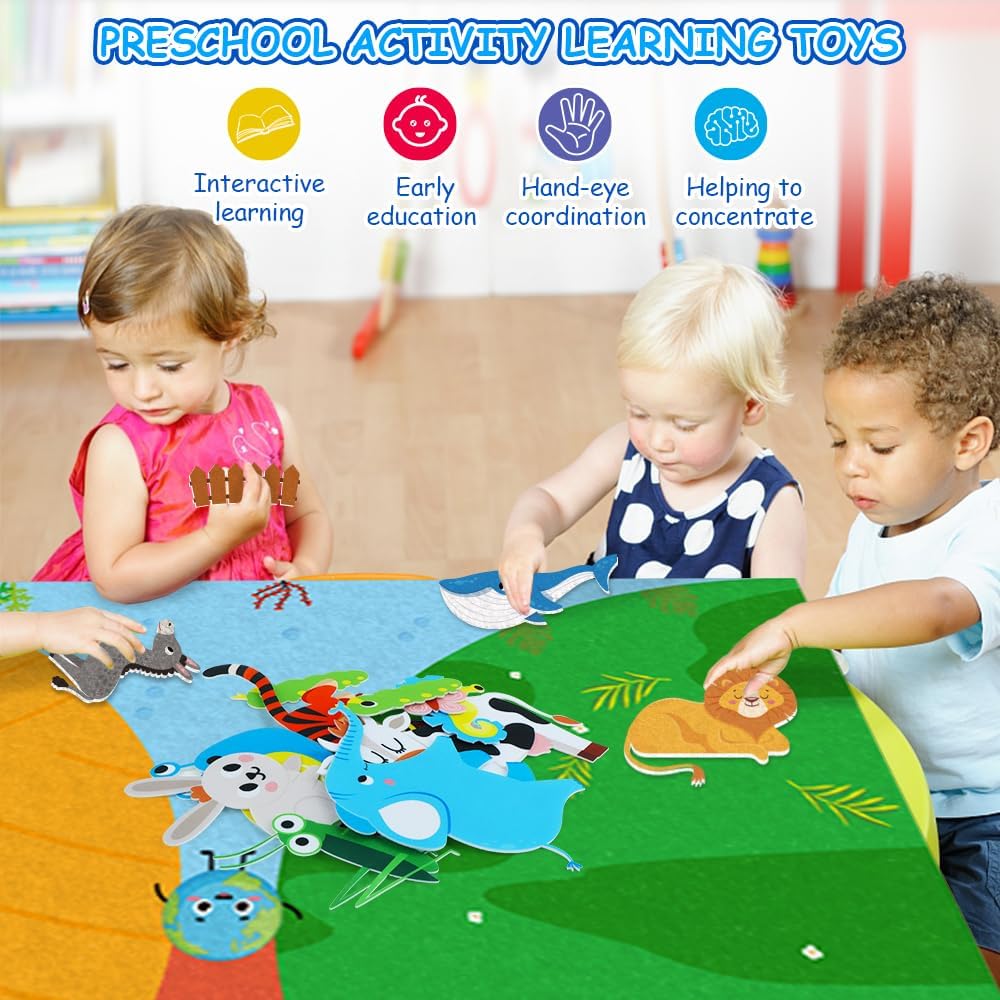 Farm Animals Felt Story Busy B - Toddler Learning Tower recensie en prijs