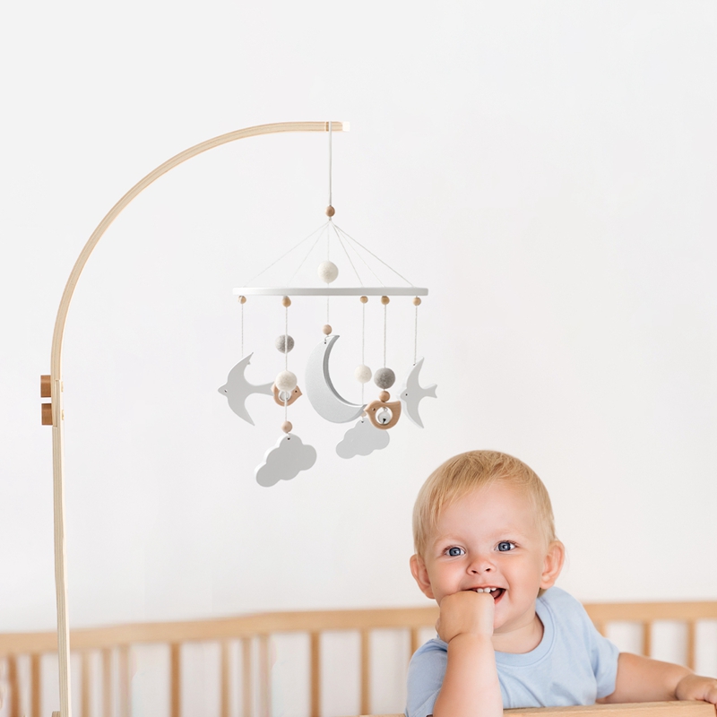 Baby Wooden Bed Bell Bracket M - Baby Rattle Toy Set recensie en prijs
