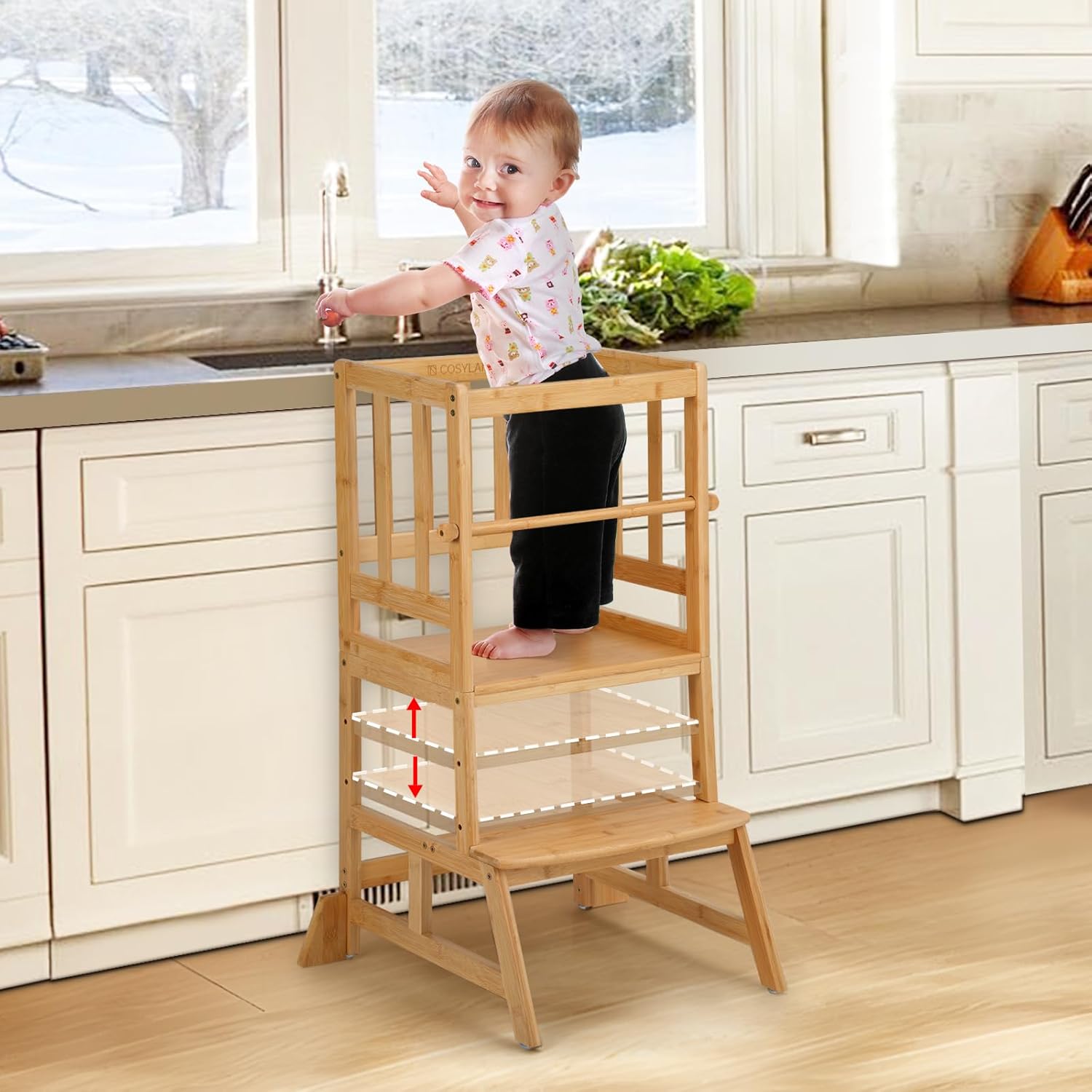 Toddler Standing Tower - Adjus - Toddler Learning Tower recensie en prijs