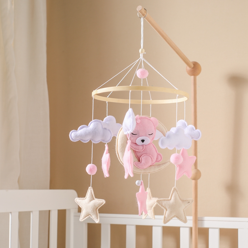 Crib Mobile Rattle Baby Wooden - Baby Rattle Toy Set recensie en prijs