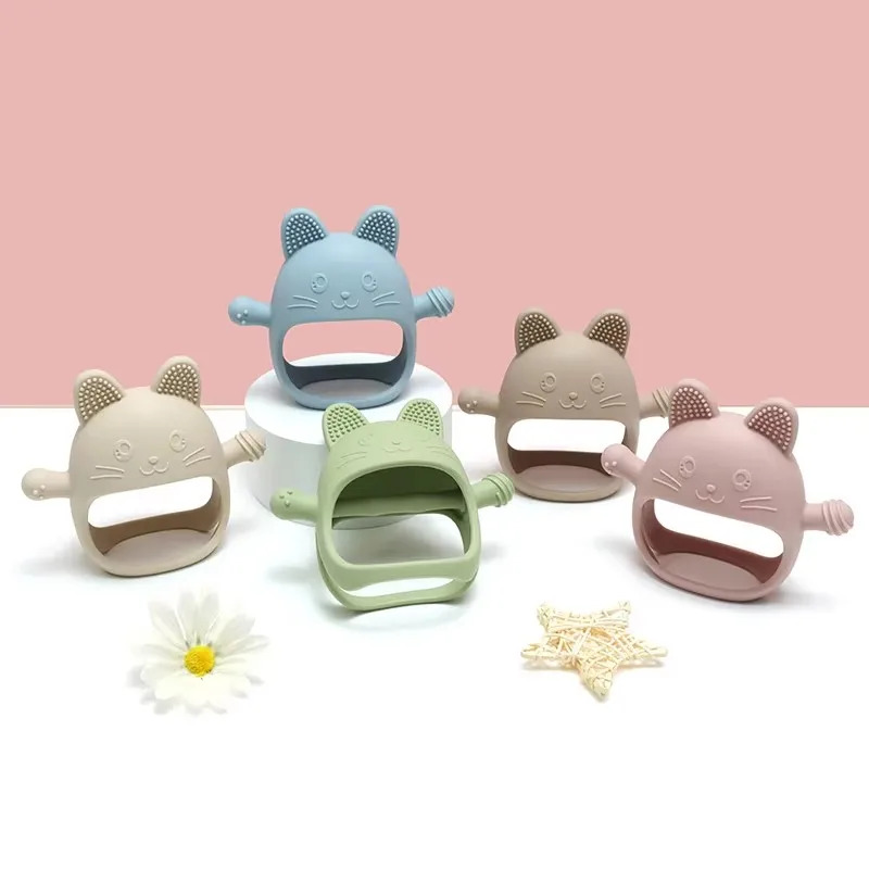 1PC Baby Silicone Teethers Glo - Teething Mitten Baby recensie en prijs