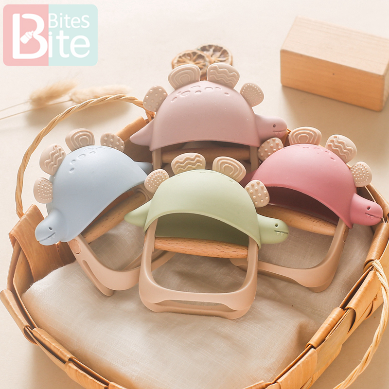 Baby Silicone Teether Dinosaur - Teething Mitten Baby recensie en prijs