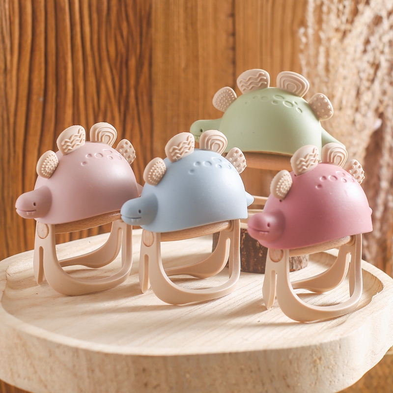 Baby Silicone Teether Dinosaur - Teething Mitten Baby recensie en prijs