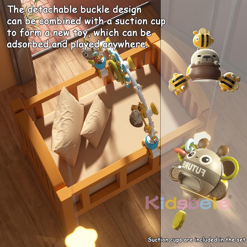 Baby Cot Mobile with Hanging T - Baby Rattle Toy Set recensie en prijs