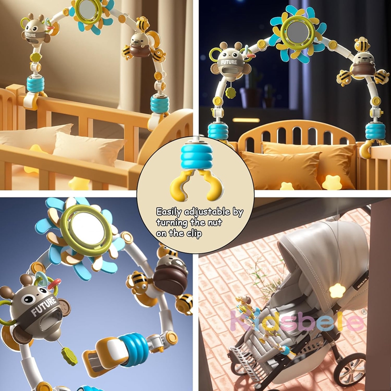 Baby Cot Mobile with Hanging T - Baby Rattle Toy Set recensie en prijs