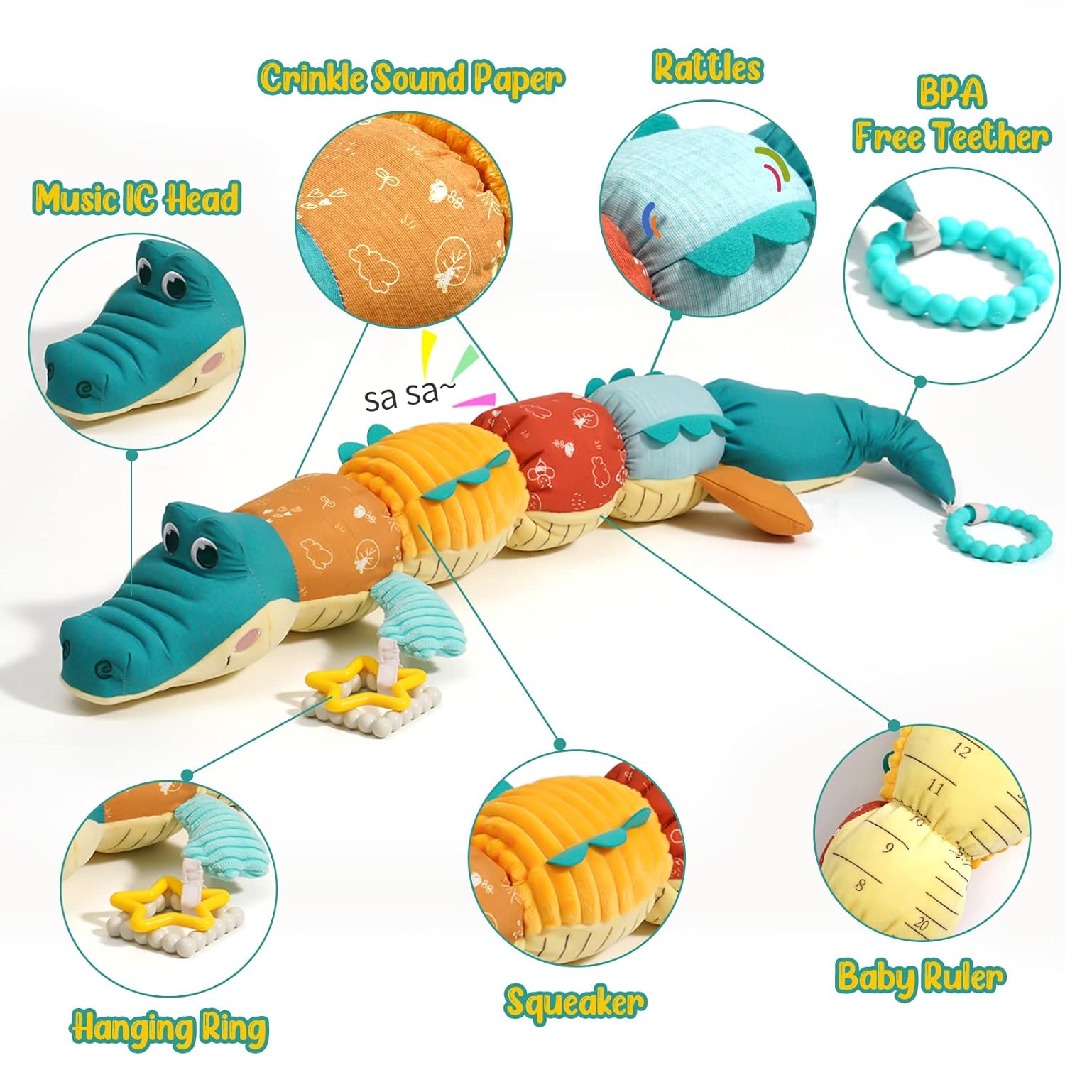 Tummy Time Toys 0-24 Months Ba - Baby Rattle Toy Set recensie en prijs
