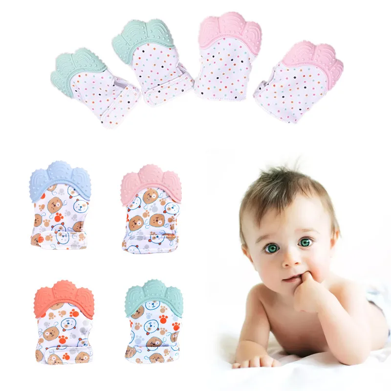 Baby Anti-Bite Silicone Gloves - Teething Mitten Baby recensie en prijs