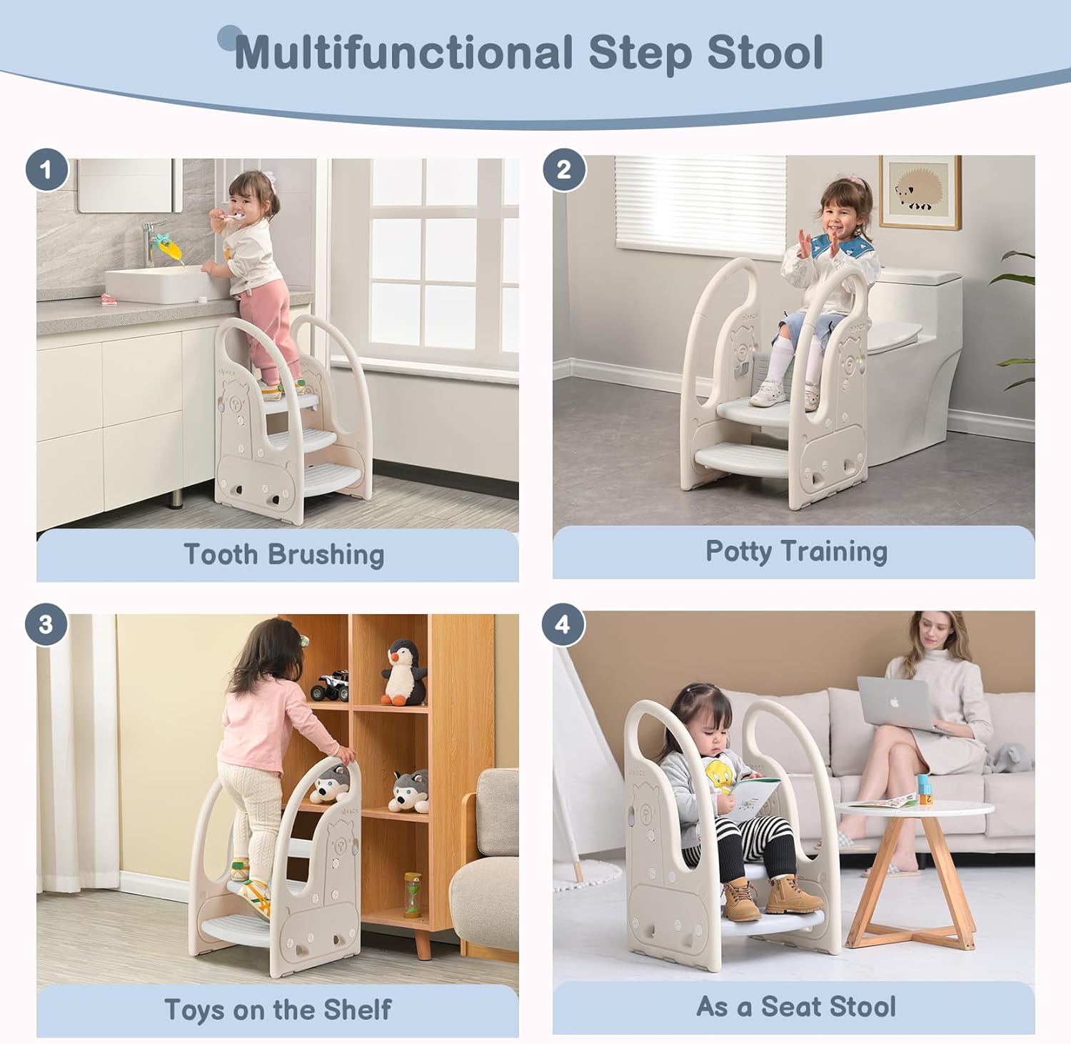 Toddler 3 Step Stool    Kids S - Toddler Learning Tower recensie en prijs