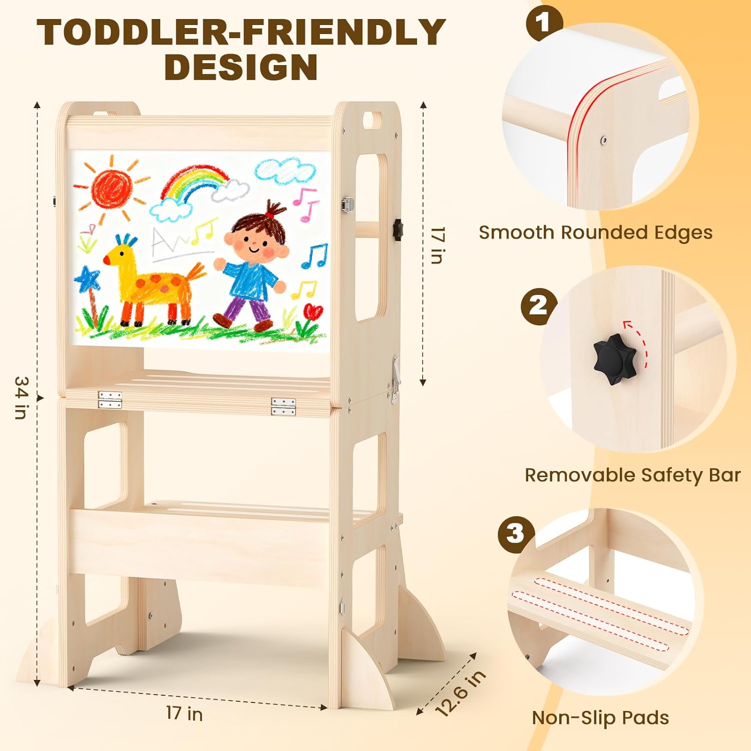 4-in-1 Toddler Kitchen Step St - Toddler Learning Tower recensie en prijs