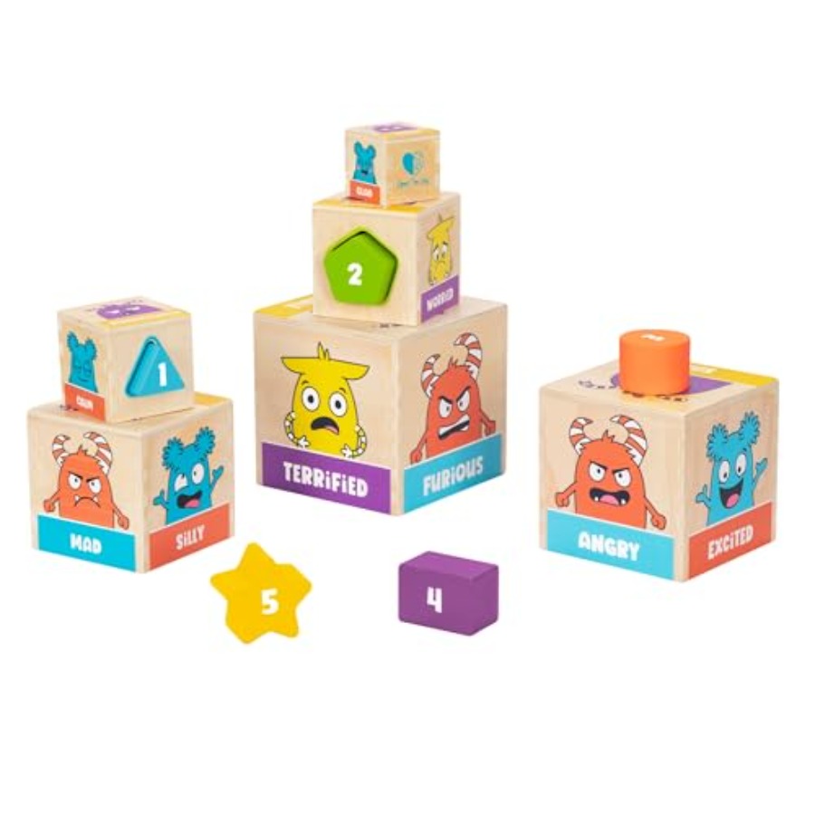 Wooden Tower of Emotions – Sta - Toddler Learning Tower recensie en prijs